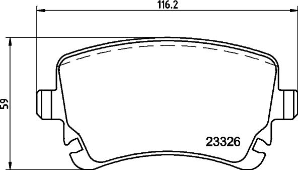 HELLA 8DB 355 015-951 - Jarrupala, levyjarru inparts.fi