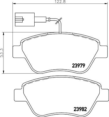 HELLA 8DB 355 015-491 - Jarrupala, levyjarru inparts.fi