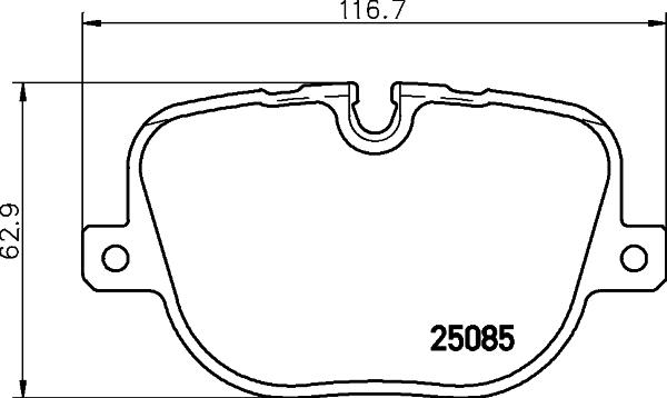 HELLA 8DB 355 015-451 - Jarrupala, levyjarru inparts.fi