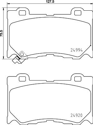 HELLA 8DB 355 015-411 - Jarrupala, levyjarru inparts.fi