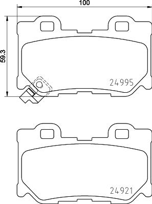 HELLA 8DB 355 015-421 - Jarrupala, levyjarru inparts.fi