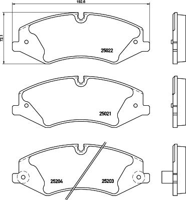 HELLA 8DB 355 015-551 - Jarrupala, levyjarru inparts.fi