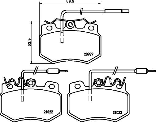 HELLA 8DB 355 015-511 - Jarrupala, levyjarru inparts.fi