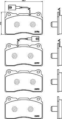 HELLA 8DB 355 015-681 - Jarrupala, levyjarru inparts.fi