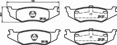 HELLA 8DB 355 015-631 - Jarrupala, levyjarru inparts.fi