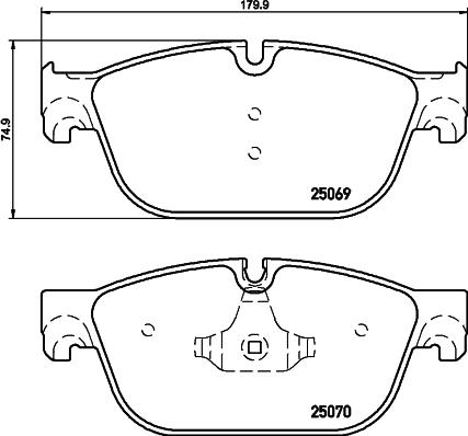 HELLA 8DB 355 015-061 - Jarrupala, levyjarru inparts.fi