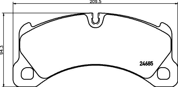 HELLA 8DB 355 015-131 - Jarrupala, levyjarru inparts.fi