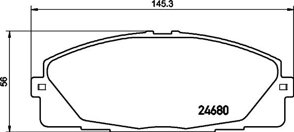 HELLA 8DB 355 015-831 - Jarrupala, levyjarru inparts.fi