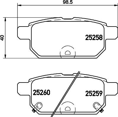 HELLA 8DB 355 015-871 - Jarrupala, levyjarru inparts.fi