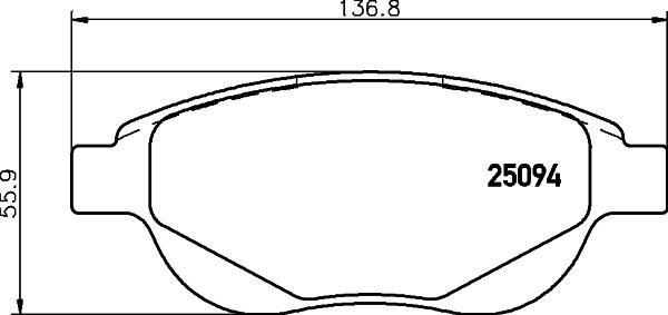 HELLA 8DB 355 015-381 - Jarrupala, levyjarru inparts.fi