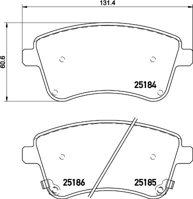 HELLA 8DB 355 015-331 - Jarrupala, levyjarru inparts.fi