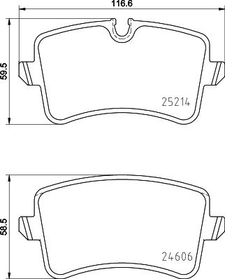 HELLA 8DB 355 015-201 - Jarrupala, levyjarru inparts.fi