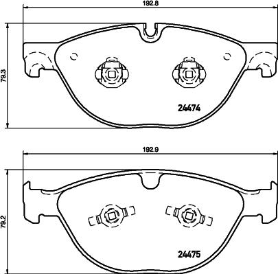 HELLA 8DB 355 015-701 - Jarrupala, levyjarru inparts.fi