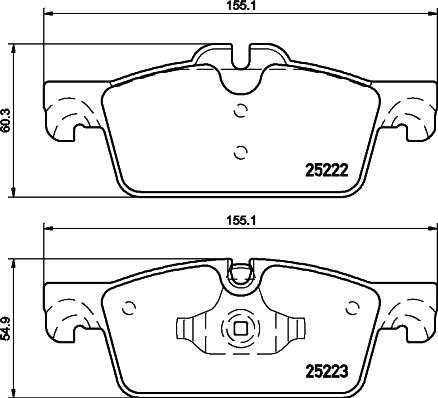 HELLA 8DB 355 015-711 - Jarrupala, levyjarru inparts.fi