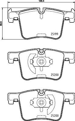 HELLA 8DB 355 015-781 - Jarrupala, levyjarru inparts.fi