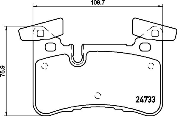 HELLA 8DB 355 015-721 - Jarrupala, levyjarru inparts.fi