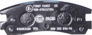 HELLA 8DB 355 016-961 - Jarrupala, levyjarru inparts.fi