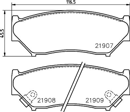 HELLA 8DB 355 016-911 - Jarrupala, levyjarru inparts.fi