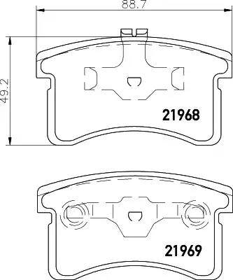 HELLA 8DB 355 016-971 - Jarrupala, levyjarru inparts.fi