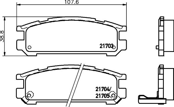 HELLA 8DB 355 016-491 - Jarrupala, levyjarru inparts.fi