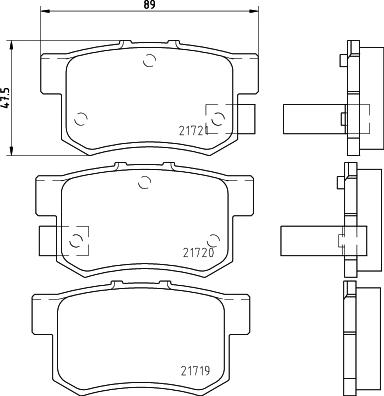 HELLA 8DB 355 016-451 - Jarrupala, levyjarru inparts.fi