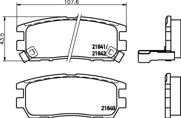 HELLA 8DB 355 016-471 - Jarrupala, levyjarru inparts.fi