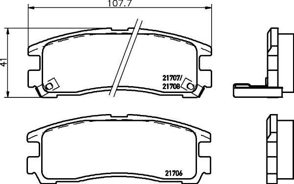 HELLA 8DB 355 016-591 - Jarrupala, levyjarru inparts.fi