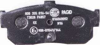 HELLA 8DB 355 016-561 - Jarrupala, levyjarru inparts.fi