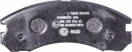 HELLA 8DB 355 016-531 - Jarrupala, levyjarru inparts.fi