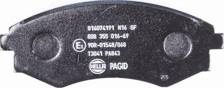 HELLA 8DB 355 016-691 - Jarrupala, levyjarru inparts.fi