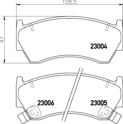 HELLA 8DB 355 016-661 - Jarrupala, levyjarru inparts.fi