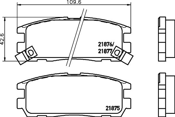 HELLA 8DB 355 016-621 - Jarrupala, levyjarru inparts.fi