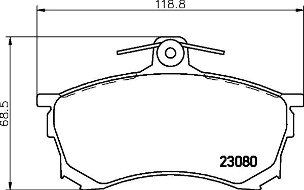 HELLA 8DB 355 016-671 - Jarrupala, levyjarru inparts.fi