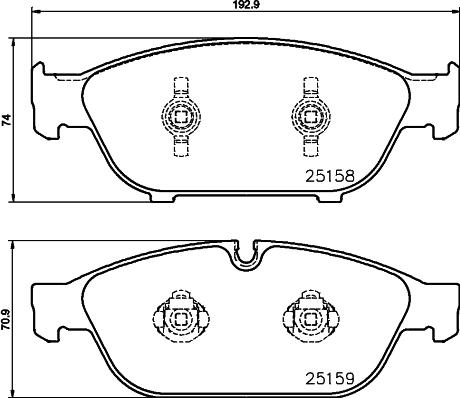 HELLA 8DB 355 016-031 - Jarrupala, levyjarru inparts.fi