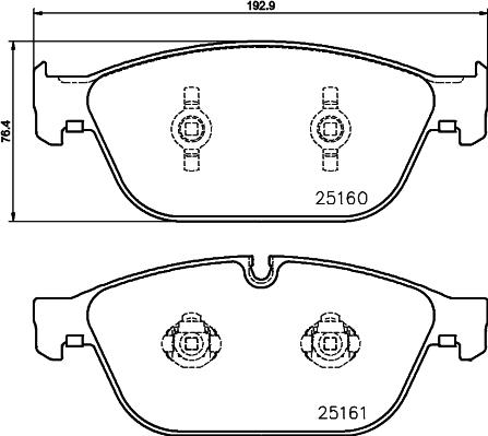 HELLA 8DB 355 016-021 - Jarrupala, levyjarru inparts.fi