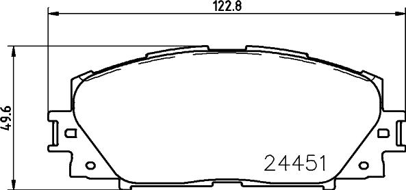 HELLA 8DB 355 016-191 - Jarrupala, levyjarru inparts.fi