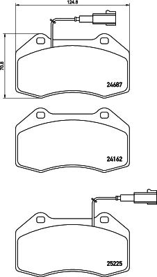 HELLA 8DB 355 016-141 - Jarrupala, levyjarru inparts.fi