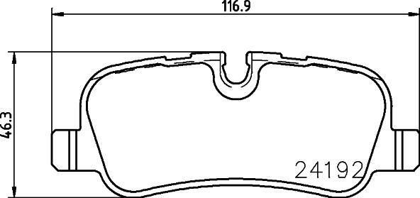 HELLA 8DB 355 016-181 - Jarrupala, levyjarru inparts.fi