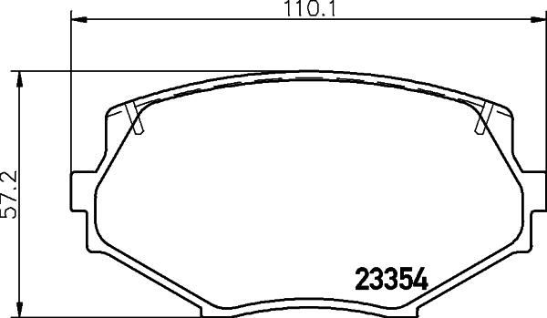 HELLA 8DB 355 016-861 - Jarrupala, levyjarru inparts.fi