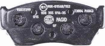 HELLA 8DB 355 016-351 - Jarrupala, levyjarru inparts.fi