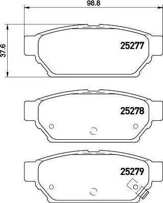 HELLA 8DB 355 016-201 - Jarrupala, levyjarru inparts.fi