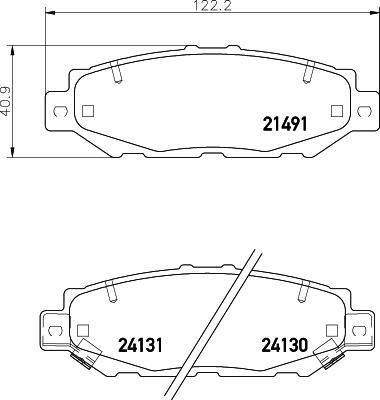 HELLA 8DB 355 016-751 - Jarrupala, levyjarru inparts.fi