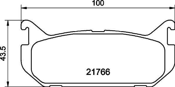 HELLA 8DB 355 016-711 - Jarrupala, levyjarru inparts.fi