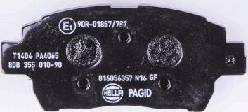 HELLA 8DB 355 010-901 - Jarrupala, levyjarru inparts.fi