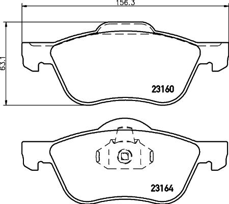 HELLA 8DB 355 010-911 - Jarrupala, levyjarru inparts.fi