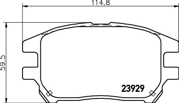 HELLA 8DB 355 010-441 - Jarrupala, levyjarru inparts.fi