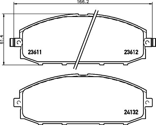 HELLA 8DB 355 010-511 - Jarrupala, levyjarru inparts.fi