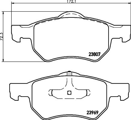 HELLA 8DB 355 010-641 - Jarrupala, levyjarru inparts.fi