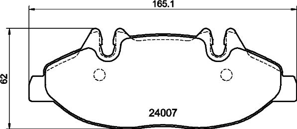 HELLA 8DB 355 010-651 - Jarrupala, levyjarru inparts.fi