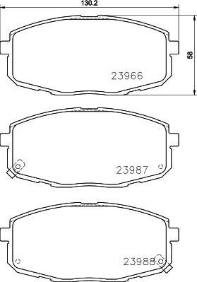 HELLA 8DB 355 010-611 - Jarrupala, levyjarru inparts.fi